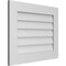 Ekena Millwork Vertical Surface Mount PVC Gable Vent: Non-Functional, w/ 3-1/2"W x 1"P Standard Frame, 28"W x 22"H GVPVE28X2201SN - alternate 4